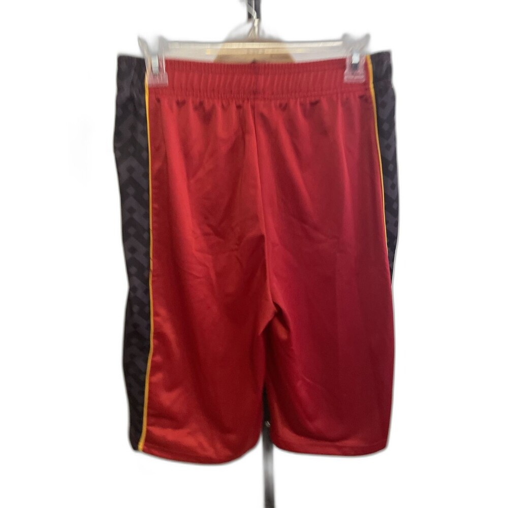 Mens UNK Basketball Shorts Red & Black  XL